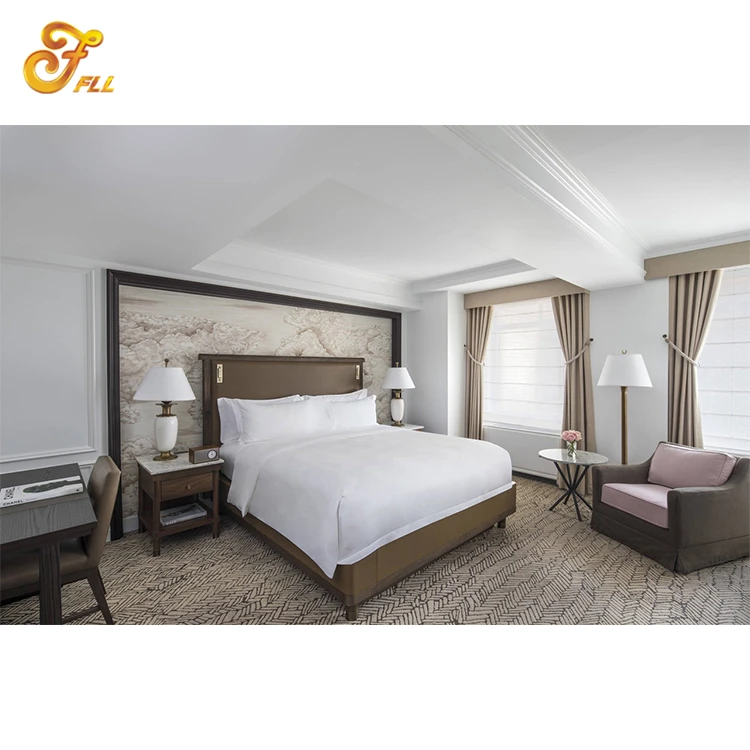 Factory wholesale bed room furniture bedroom set for hotel