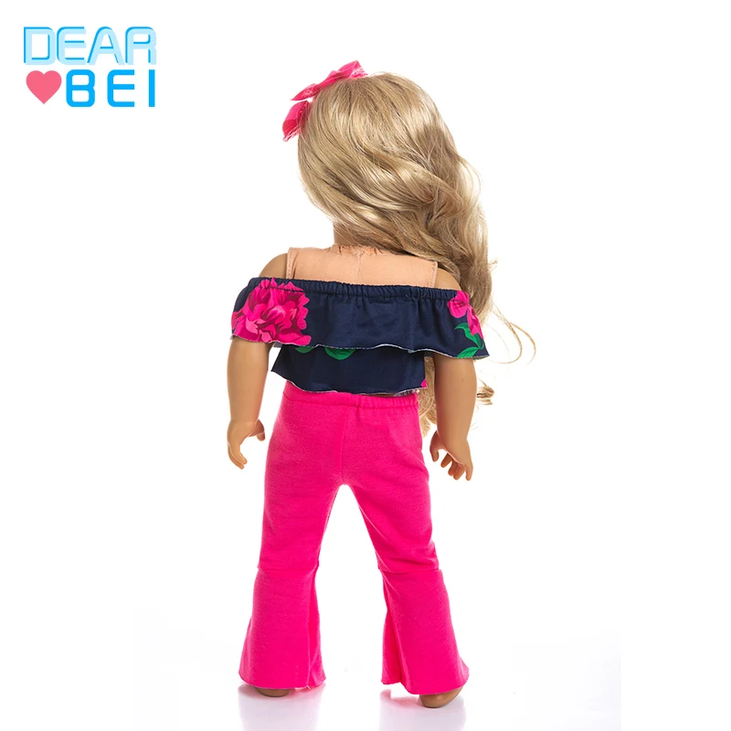 Europe And The United States Big Brand Word Shoulder Bell Pants Suit Doll Clothes,Wholesale Doll Clothes Manufacturer