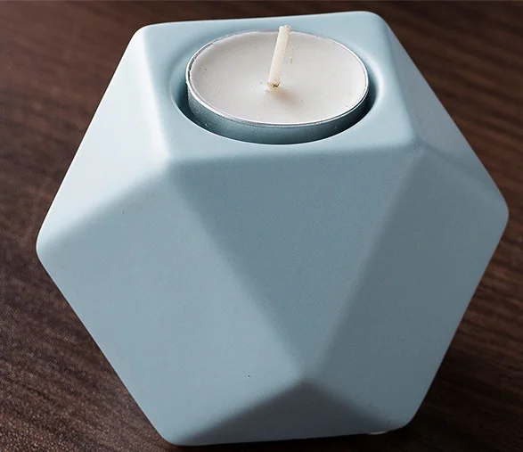 Modern and luxurious style china home decor wholesale special hot selling nordic handmade ceramic candlestick