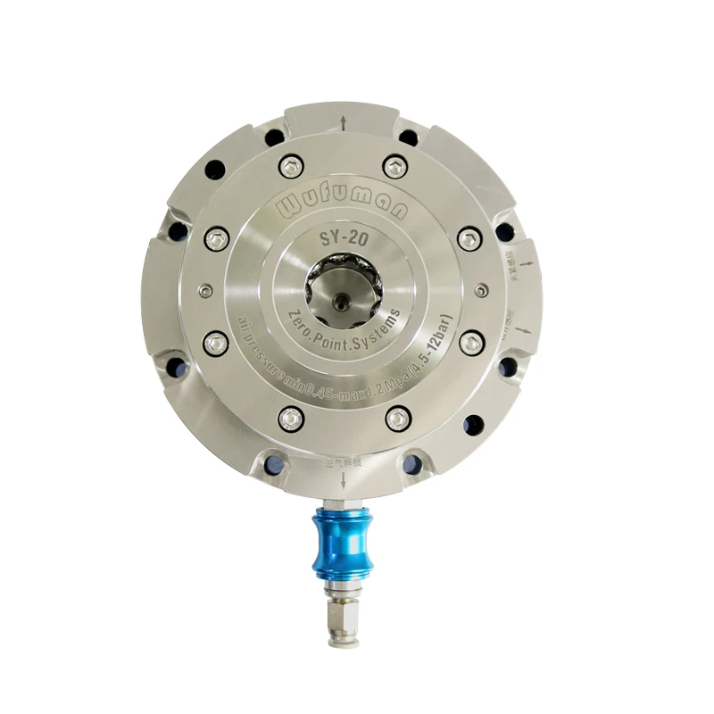 One way clamp stations zero point positioning clamp pallet fixture for general milling application