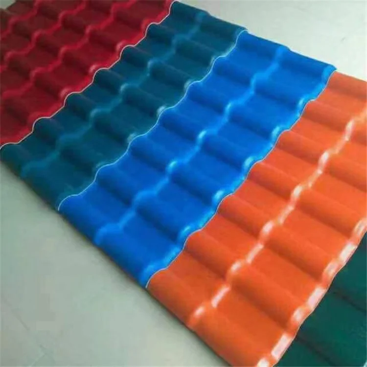 Anti-corrosion roof tile pvc plastic corrugated roofing sheet Impact resistance composite pvc roof tile ensure longevity
