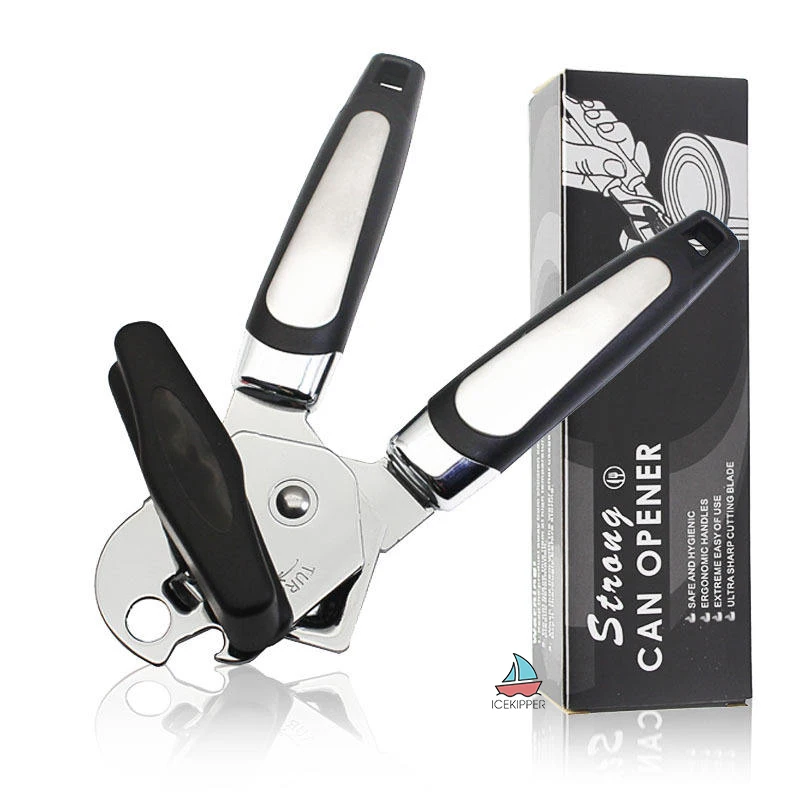 Amazon Hot Selling Multifunction Manual Stainless Steel Beer Can Opener Side Cut Custom Jar Bottle Opener