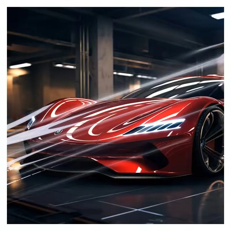 Ppf Wholesale 8.5 Mil Custom car van truck wrap sticker wrap hydrophobic glossy TPU PPF car paint protection film for sale