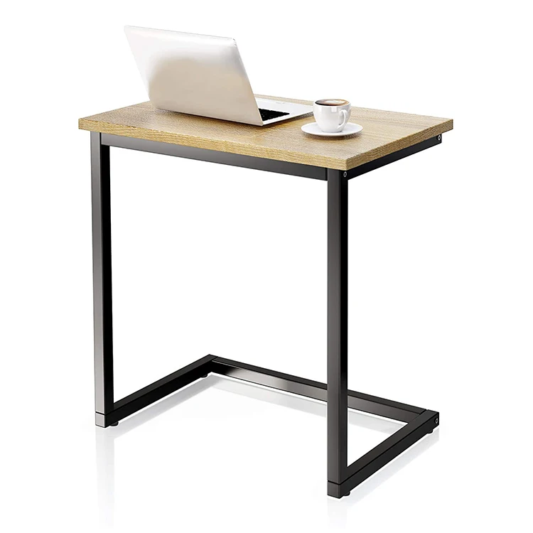 Height adjustable portable mini steel wood notebook stand laptop desk for bed