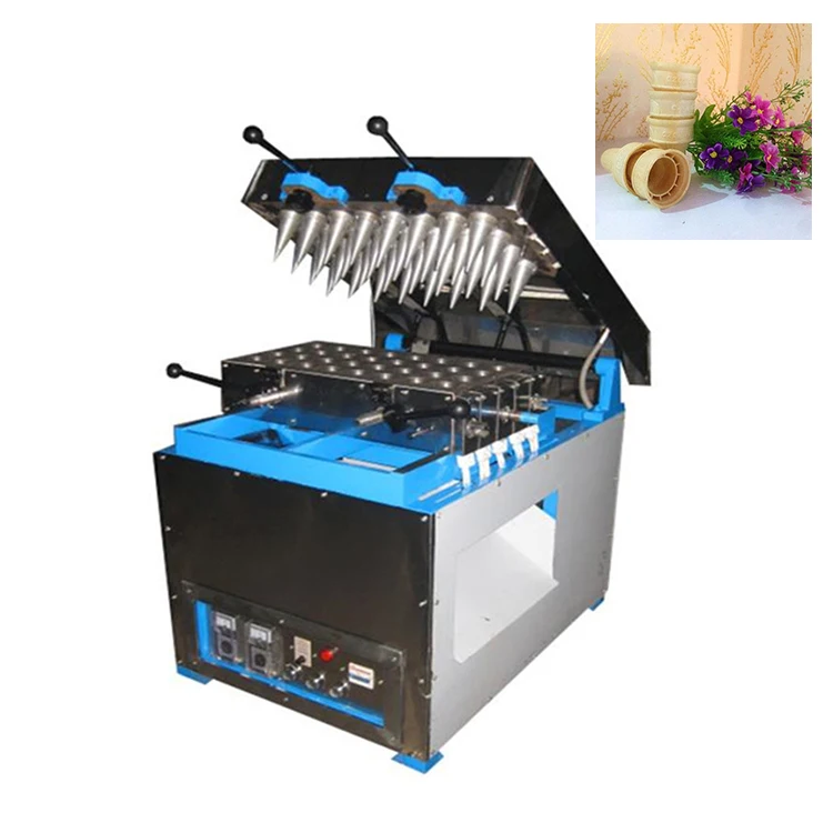 Industrial use different shape ice cream sugar cone wafer biscuit machine ice cream cone making machine