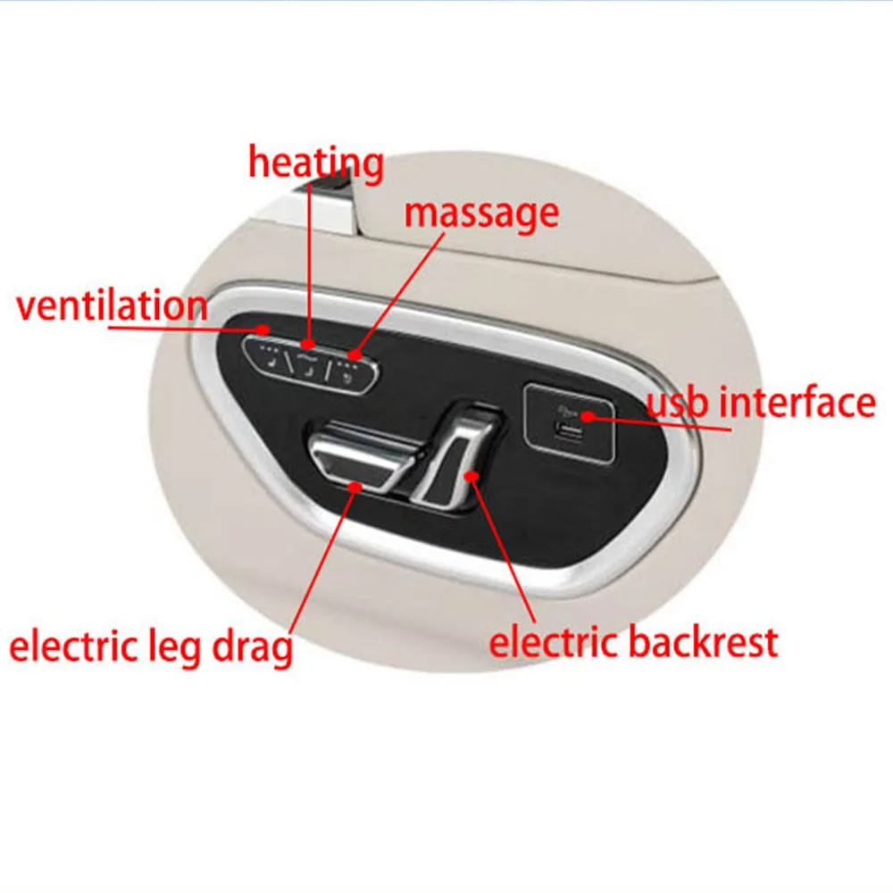 Little Alpha car seat Interior Modified electric vip luxury car seat with massage ventilated for vip van hyundai staria vip