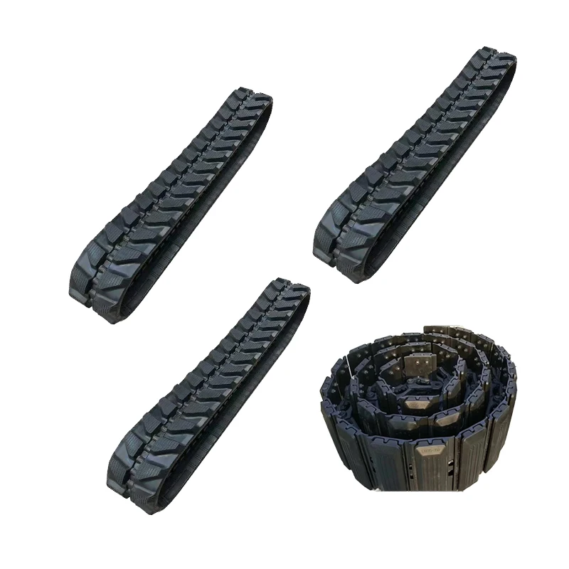 Высокое качество мини-экскаватор запчасти Резиновые гусеницы PC30 PC70 PC80 PC90 PC35MR-2 PC50MR-2 размер 400x72 5x74 звено экскаватора