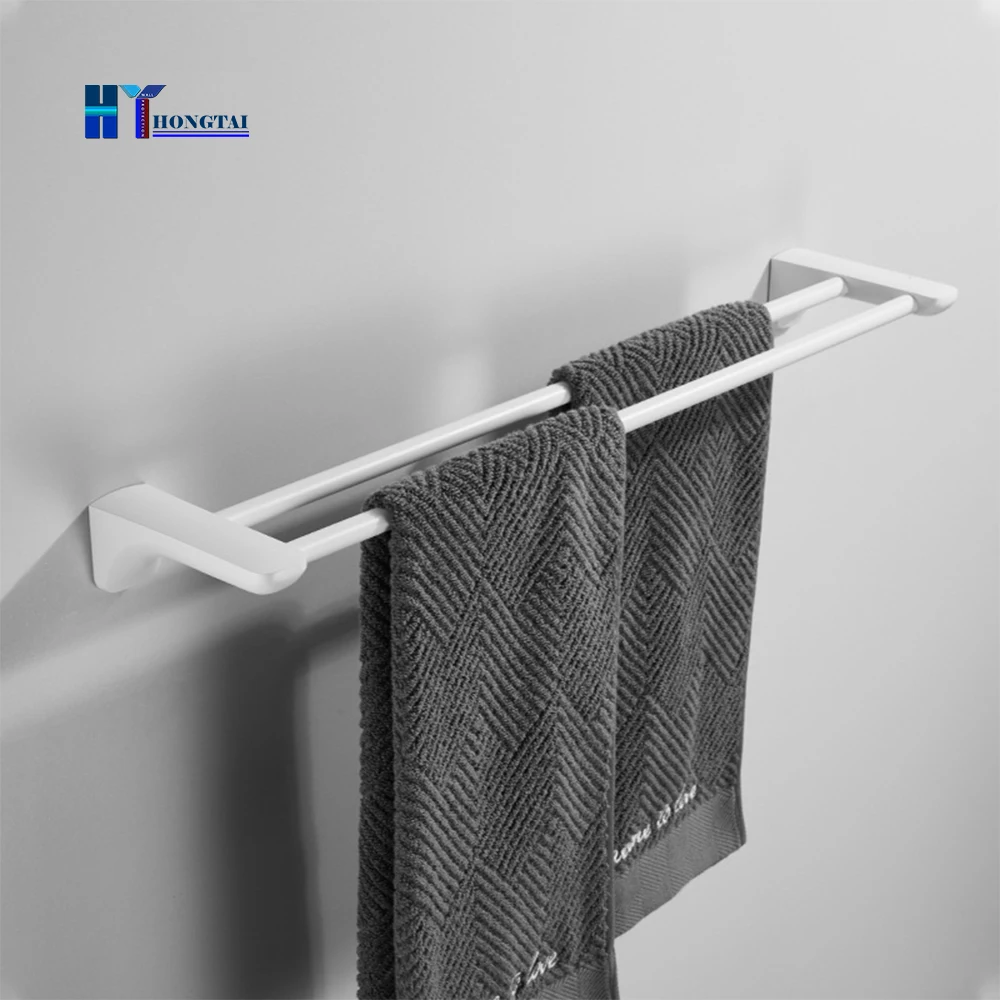 Bathroom Accessories Bathing Hanger Double Triangle Basket Towel Rack