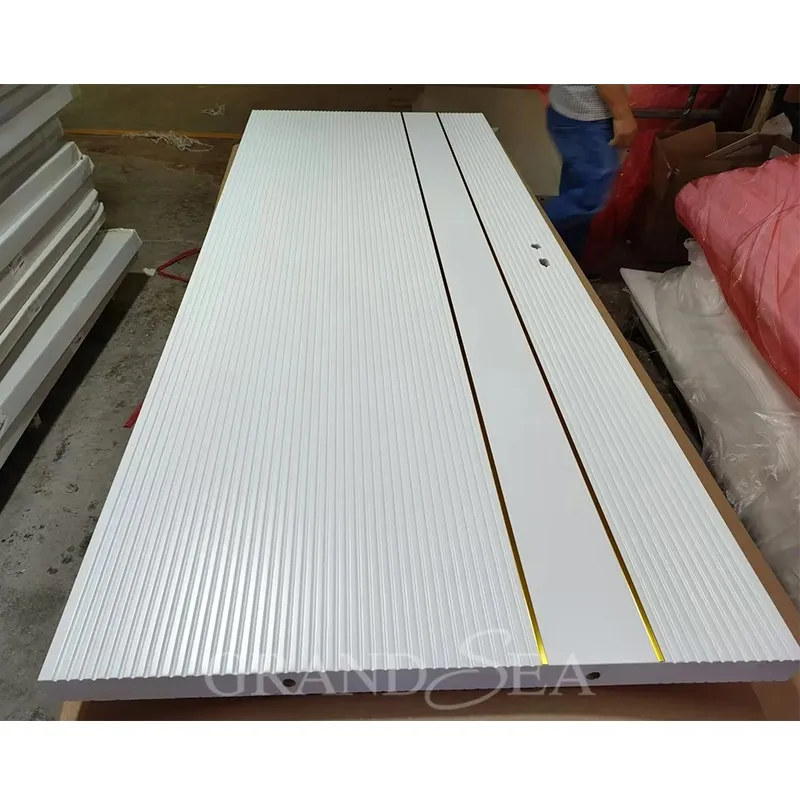 Factory Cheap Residential Entrance Simple Eco-Friendly Bedroom Wooden Door Bathroom Waterproof