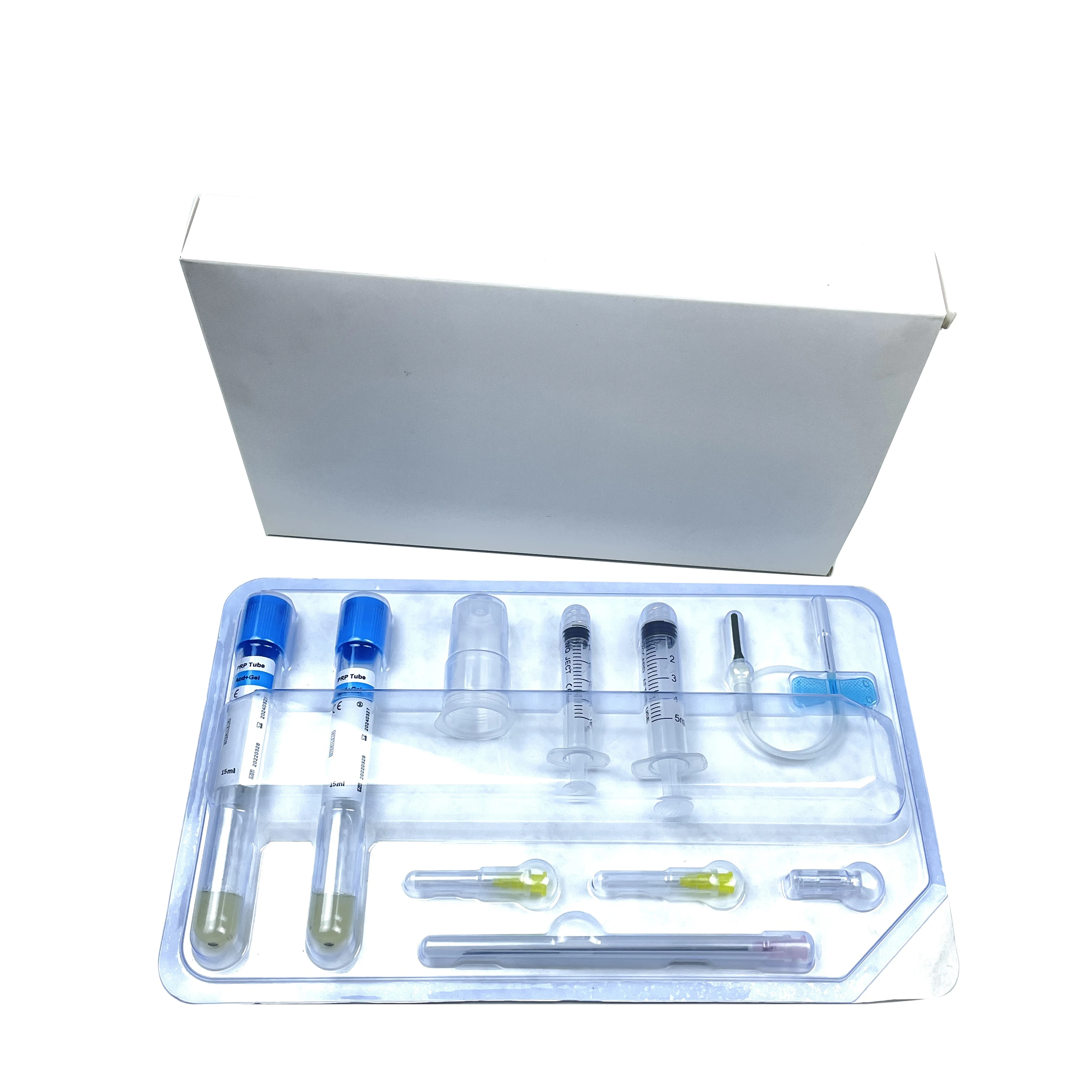 Hot sales15ml prp tube kit Blood Collection PRP Kit with ACD Gel and Anticoagulant kit prp