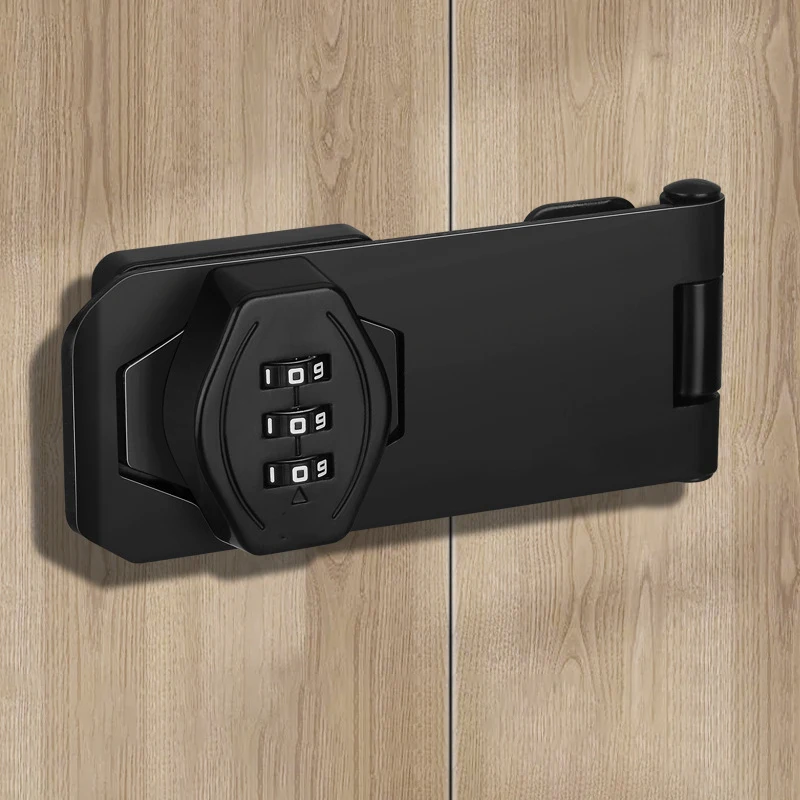Alloy Metal Mailbox Post Cabinet Door Cam Lock Child Safety 3-Digit  Password  Push Latch Lock for Cabinet cam latch
