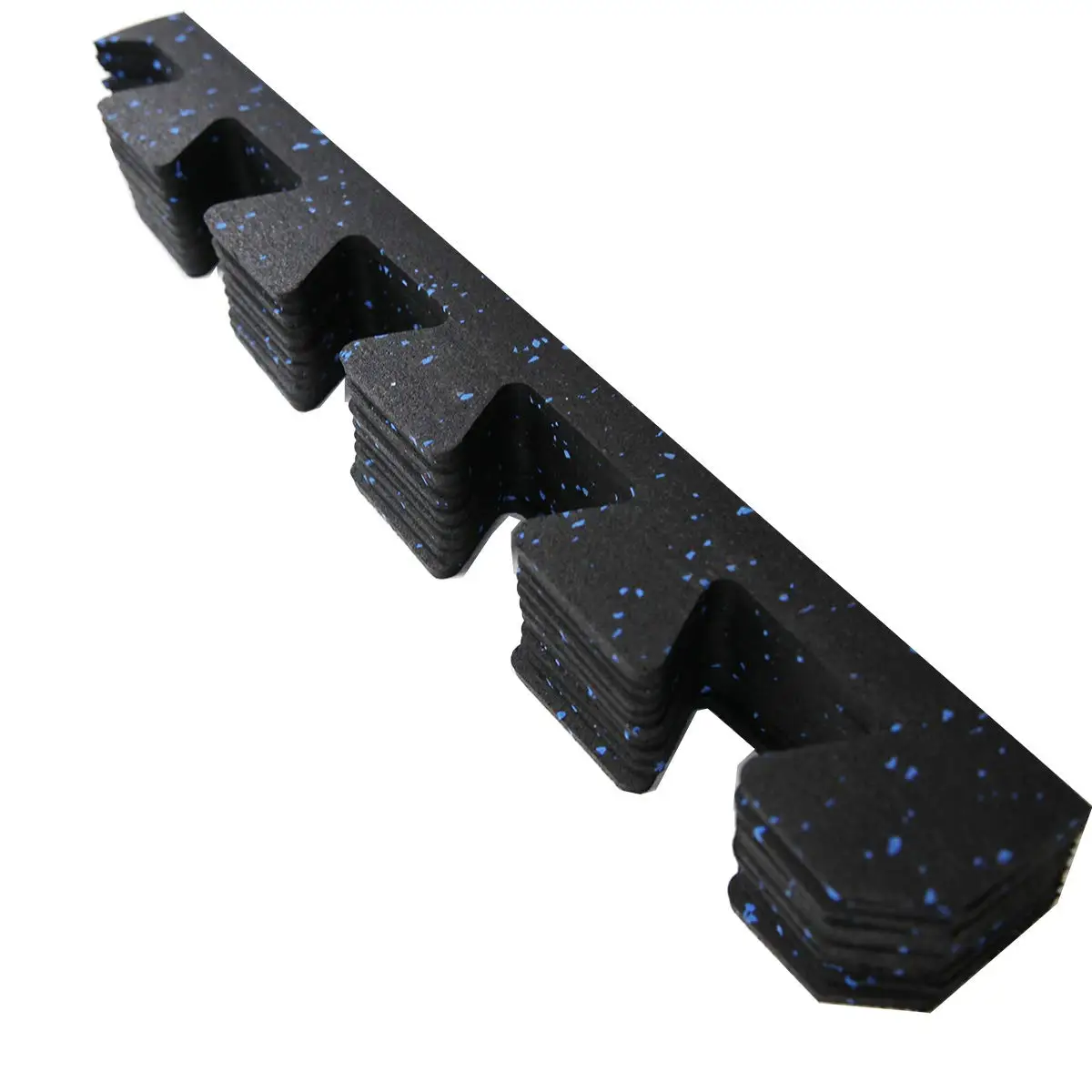 Clocell 50cm*50cm*1cm Non-Slip Rubber gear shape flooring for fitness fym equipment exercise fym floor mat