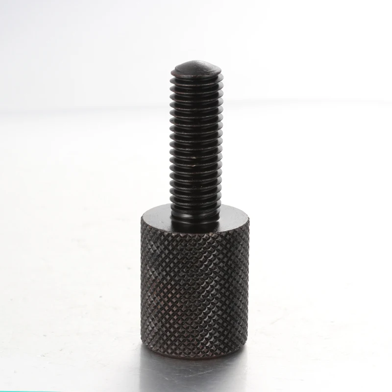 Good Material Adjusting Stopper Screws With Knurled Knob Fine Thread Or Coarse Thread Bolt With Nut