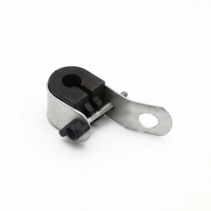 wholesales aerial electric cable Suspension Stainless steel  j shaped cable clamp for fiber optic ADSS