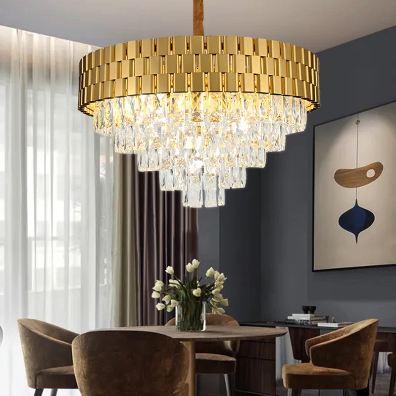 Creative Nordic Design Pendant Lamp Indoor l Bedroom Room Decoration Luxury K9 Chandelier Lighting
