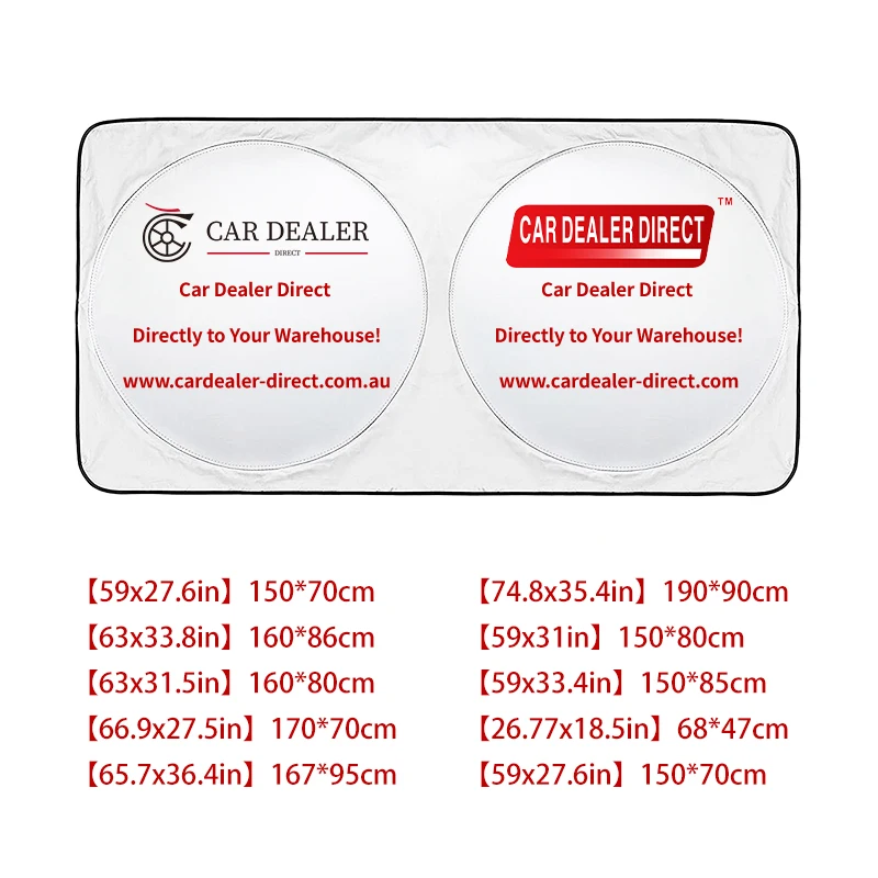 collapsible sun shade cute car sun shade with customized logo