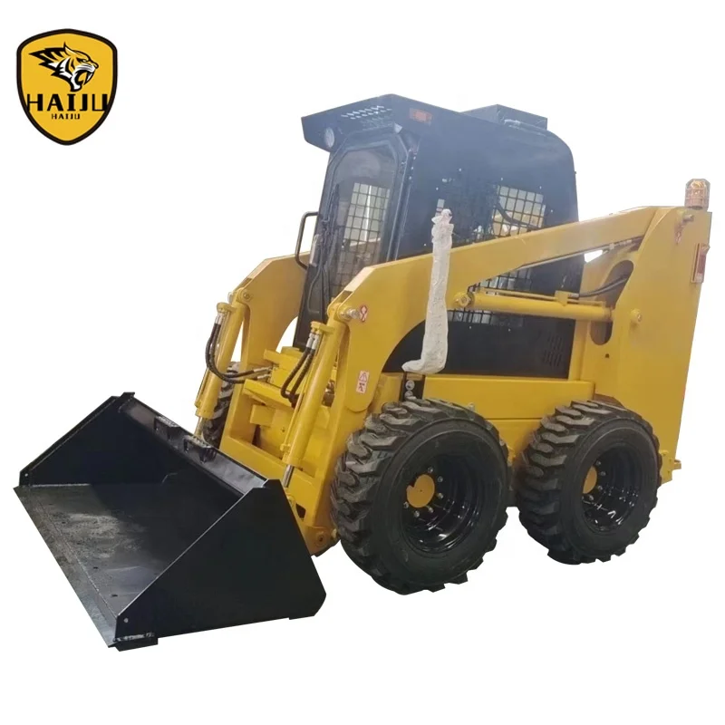 Wheel Type Skid Steer Loader JC65 75HP 1050KG With CE for Sale