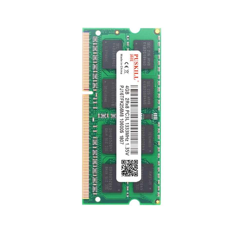 Заводская оптовая продажа ddr3L 4 Гб 1333/1600 МГц 1 35 в ОЗУ для ноутбука 2022 горячая Распродажа PUSKILL