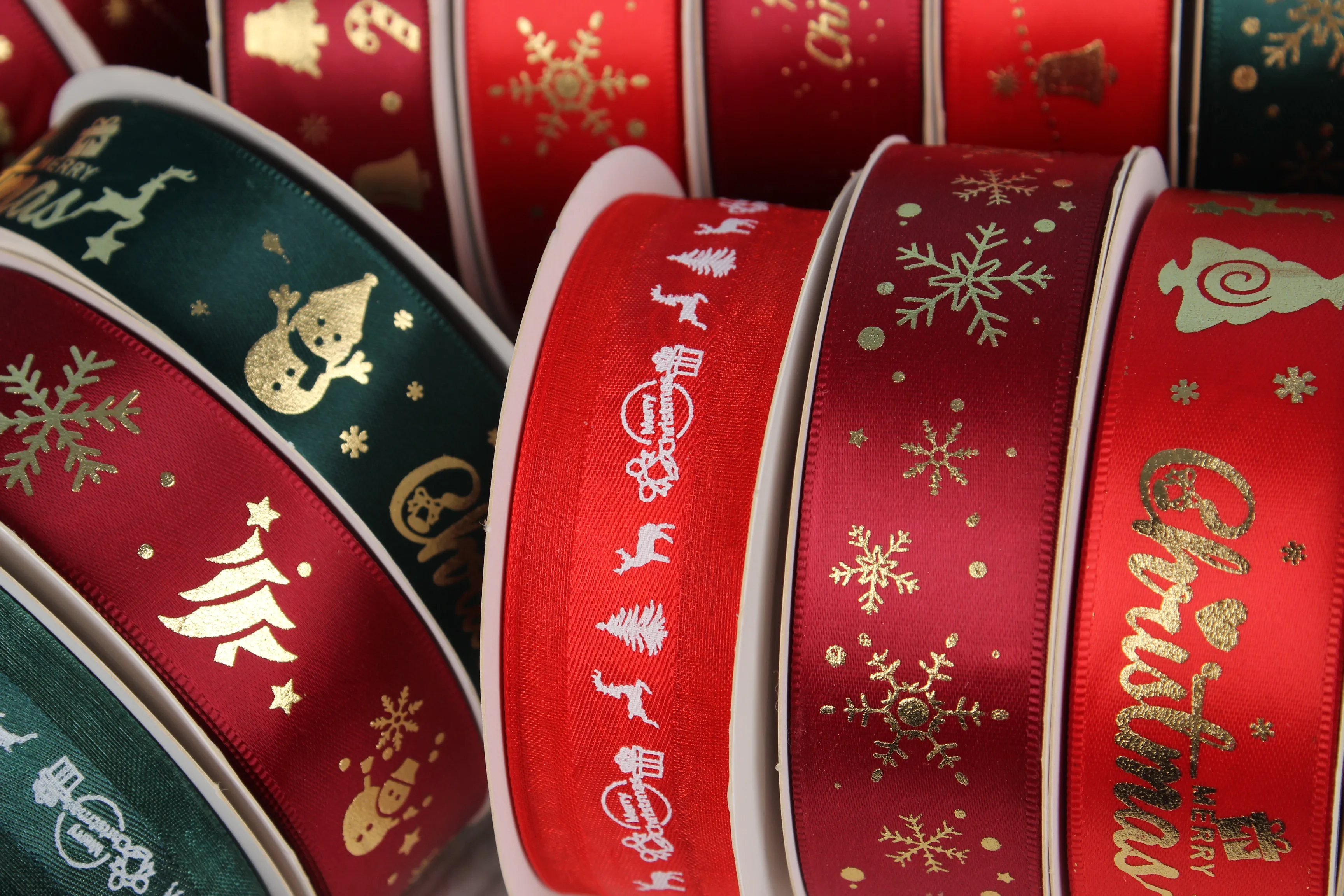 Factory Customized Personalized Printing Satin Bow for Gift Ribbon Printing Ribbon Satin Ribbon for Packing