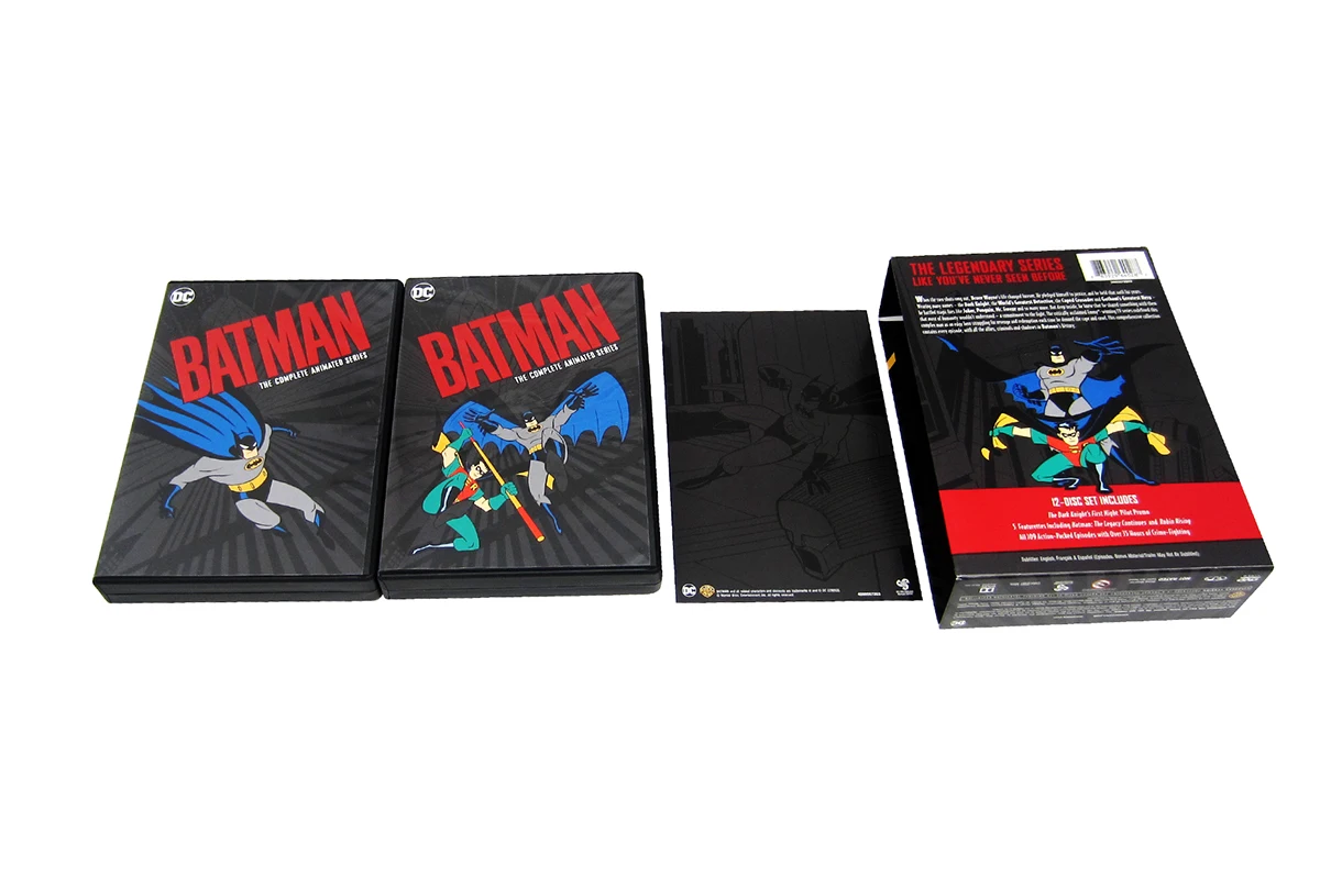 Batman The Complete Animated Series 12 discs wholesale dvd movies tv series eBay hot selling dvd in bulk free shipping