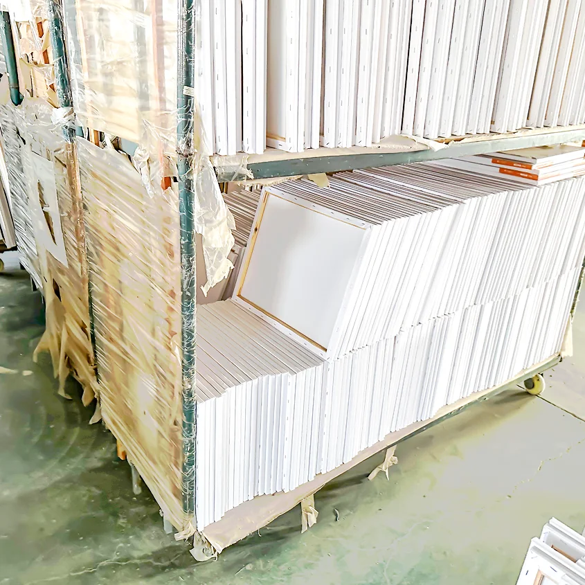 supvox stretched white blank canvas artist 10 pc blank gallery wrapped wooden stretched canvas