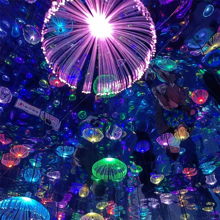 TXPOF Gradient Starry Sky Universe Atmosphere Multicolor Night Lighting Lamp LED Fiber Optic Light