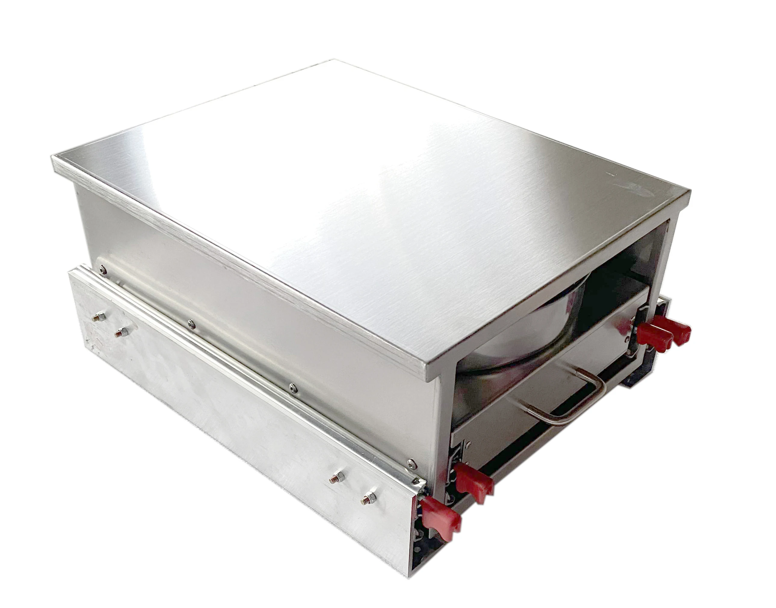New Product RV tempered glass 2 burner gas stove integrated with kitchen sink GR-215