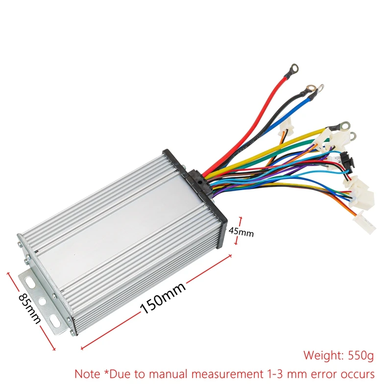 Kunray 36V 48V 1000W 3100rpm 30A Bruhshless Controller Brushless DC Motor E-Bike Electric Throttle Motorcycle Scooter
