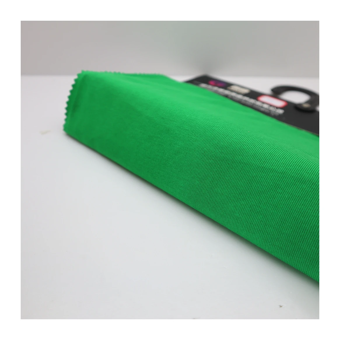High Quality 100% Cotton 26S 1X1 RIB Cotton for Garment Green Color Stock
