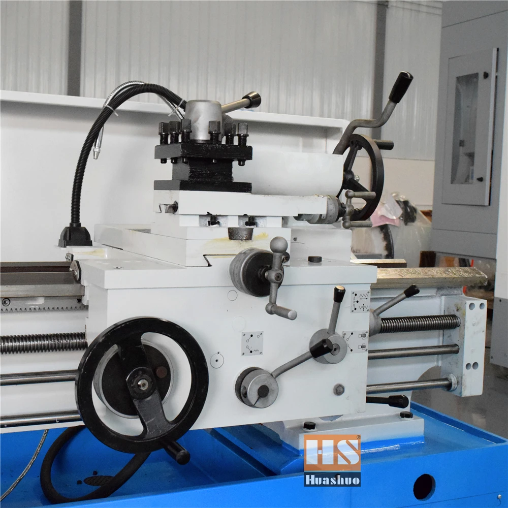 C6160 horizontal manual lathe machine medium duty lathe tool holder 4-station metal lathe machine price
