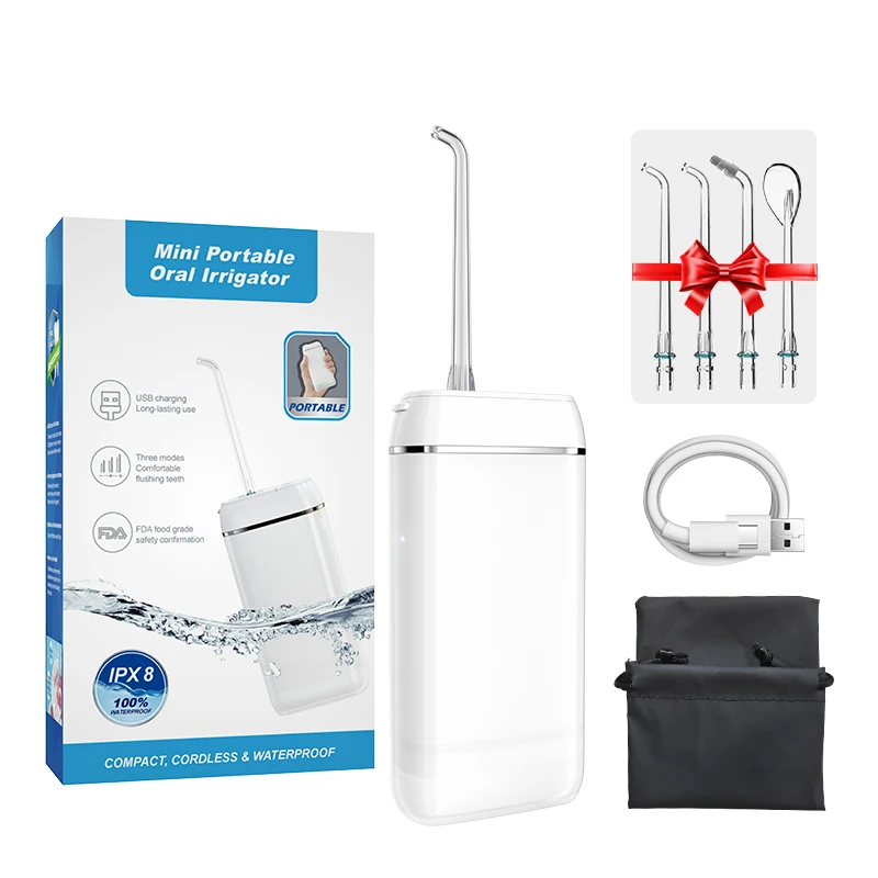 Oral care Portable rechargeable three operator modes waterproof  water flosser With CE Certification