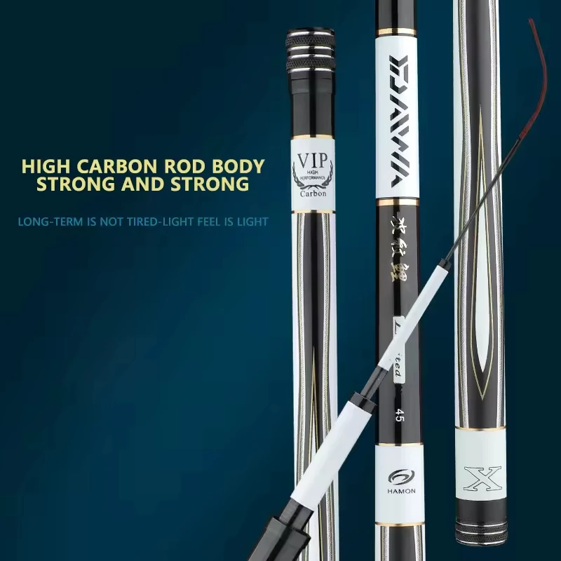 KEKAXI Carp Fishing Rod 3.6m-7.2m Ultra Light Carbon Fiber Carp Rods 5 Section 28 Tune Telescopic Rod Pod Carp Fishing