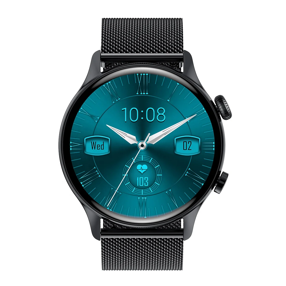 HK8 Pro Smart Watch 1.36inch AMOLED Screen IP68 Waterproof Long Battery Life Double Buttons Double Straps for IOS Android