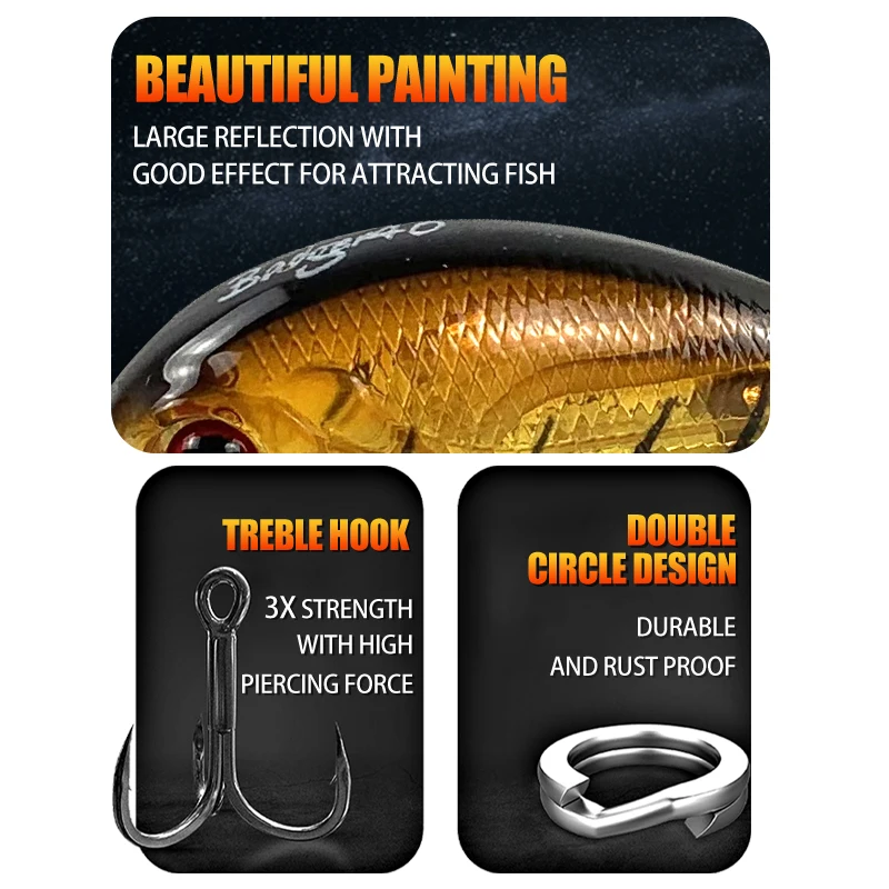 Japan Quality Saltwater Freshwater Hard Plastic Fishing Lure Baits Large Bib Deep Sea Artificial Hard Body Baits