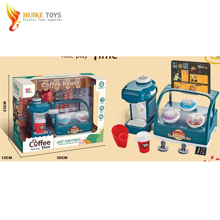cheap price kitchen play set plastic juicer blender kettle coffee machine toy in 2021