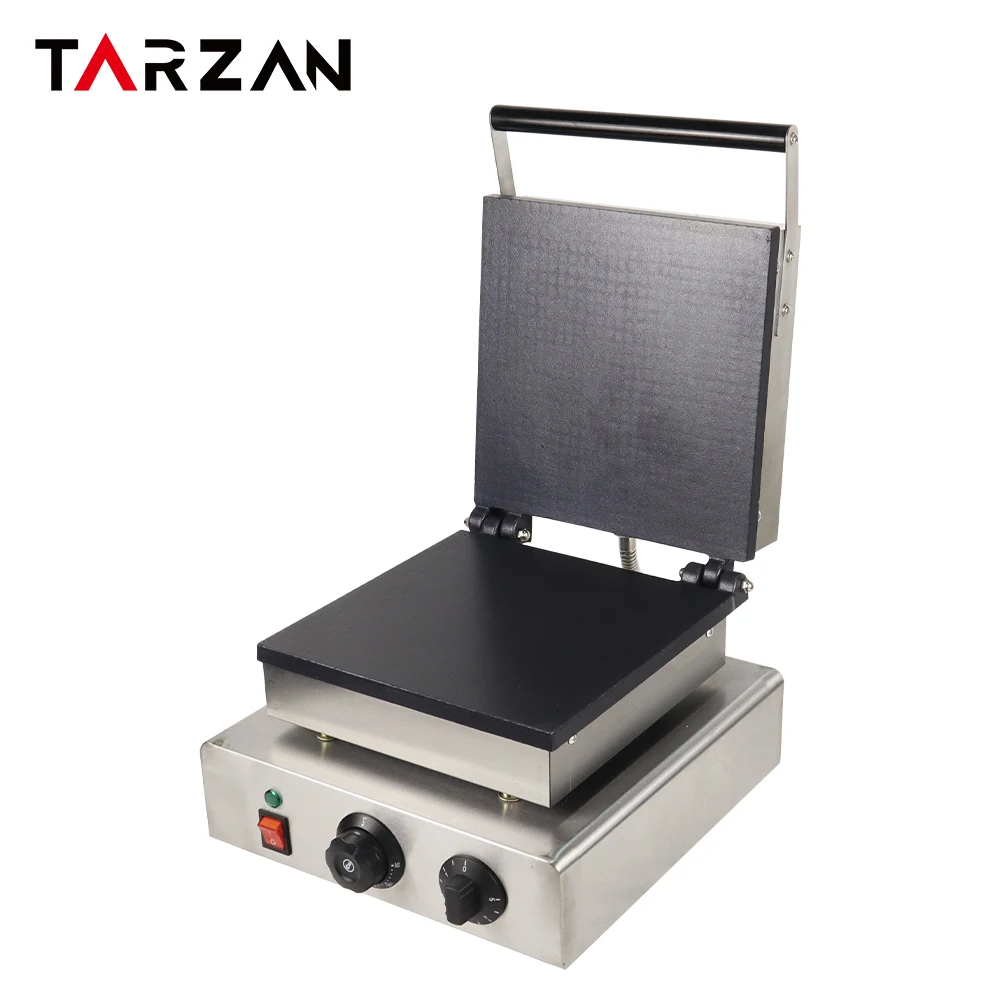Commercial Cast Iron Waffle Cone Maker Non Stick Belgian Waffle Ice Cream Waffle Cone Baker