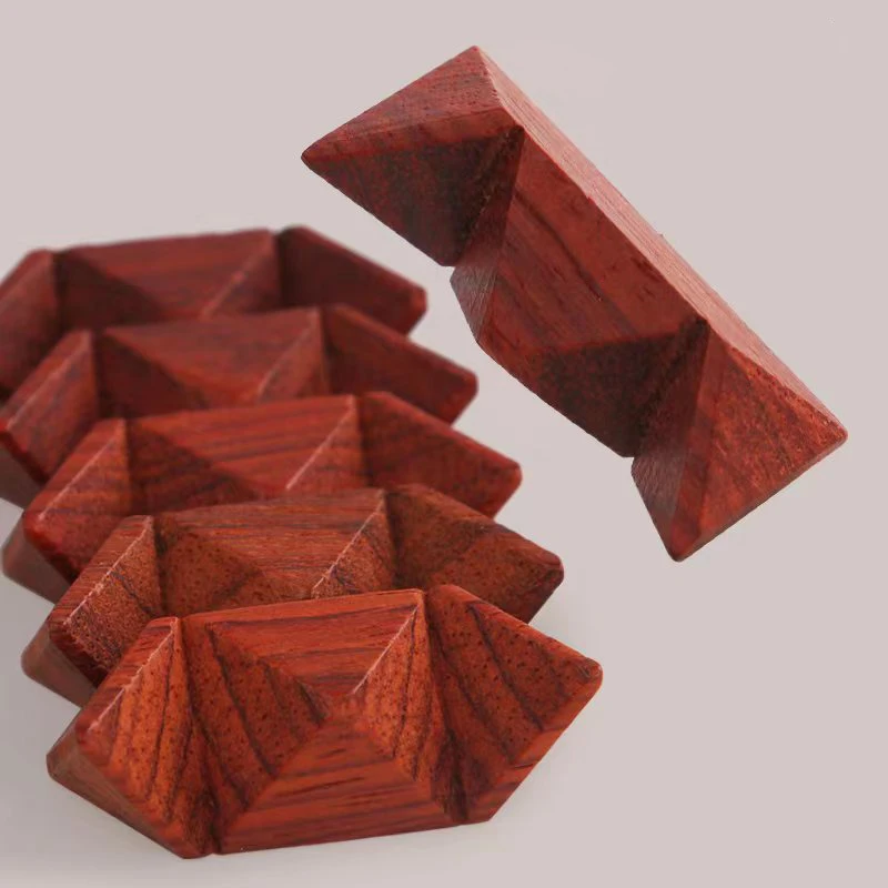 Wooden Puzzle Box Set (6 Games) - Challenging Brain Teasers 3D Puzzles for Adults with Decorative Storage Box Glass Lid