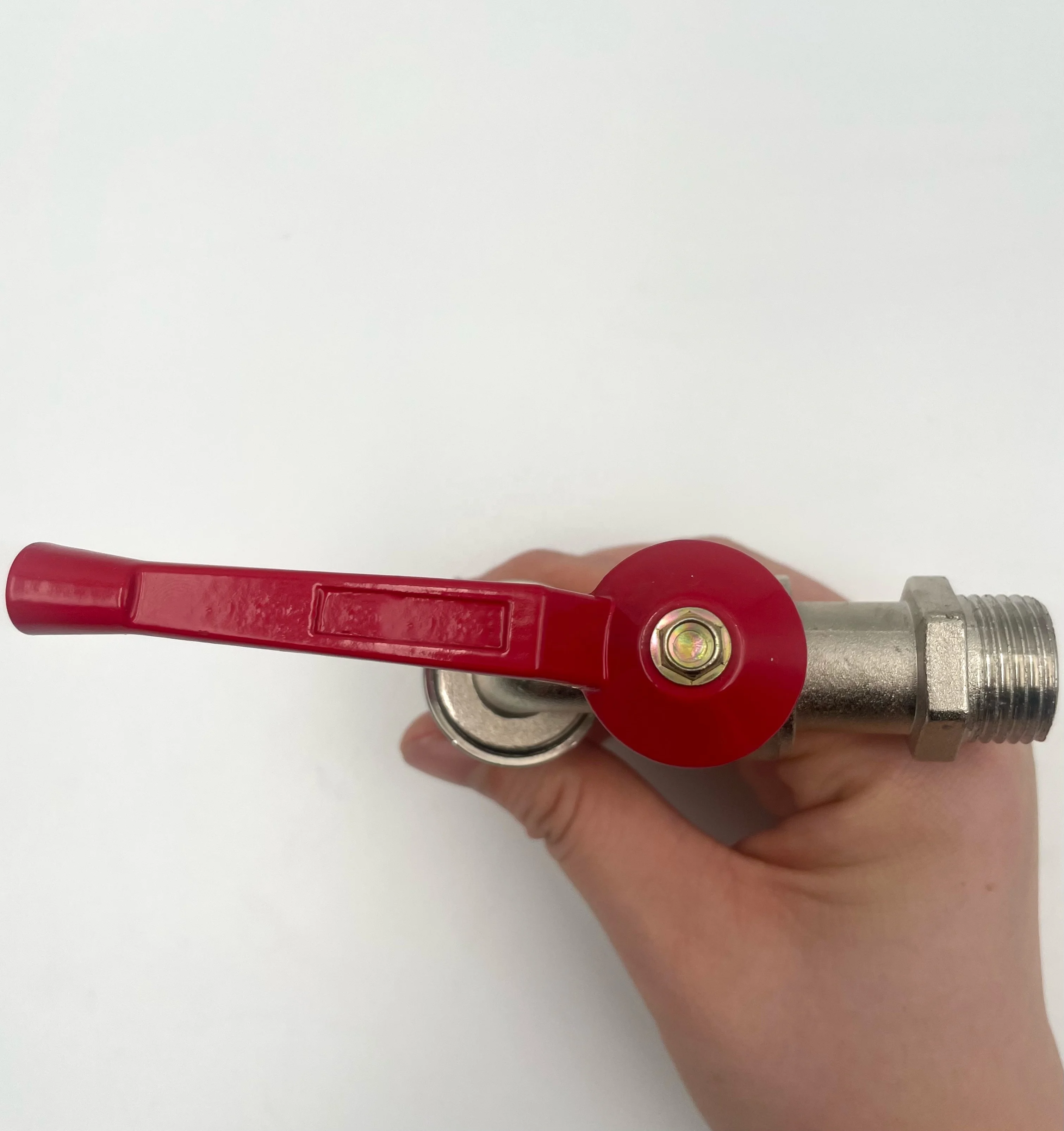 1/2  Garden Bib Tap Faucet  Quick Open Water Bibcock Polished Tap Valve with Long Handle