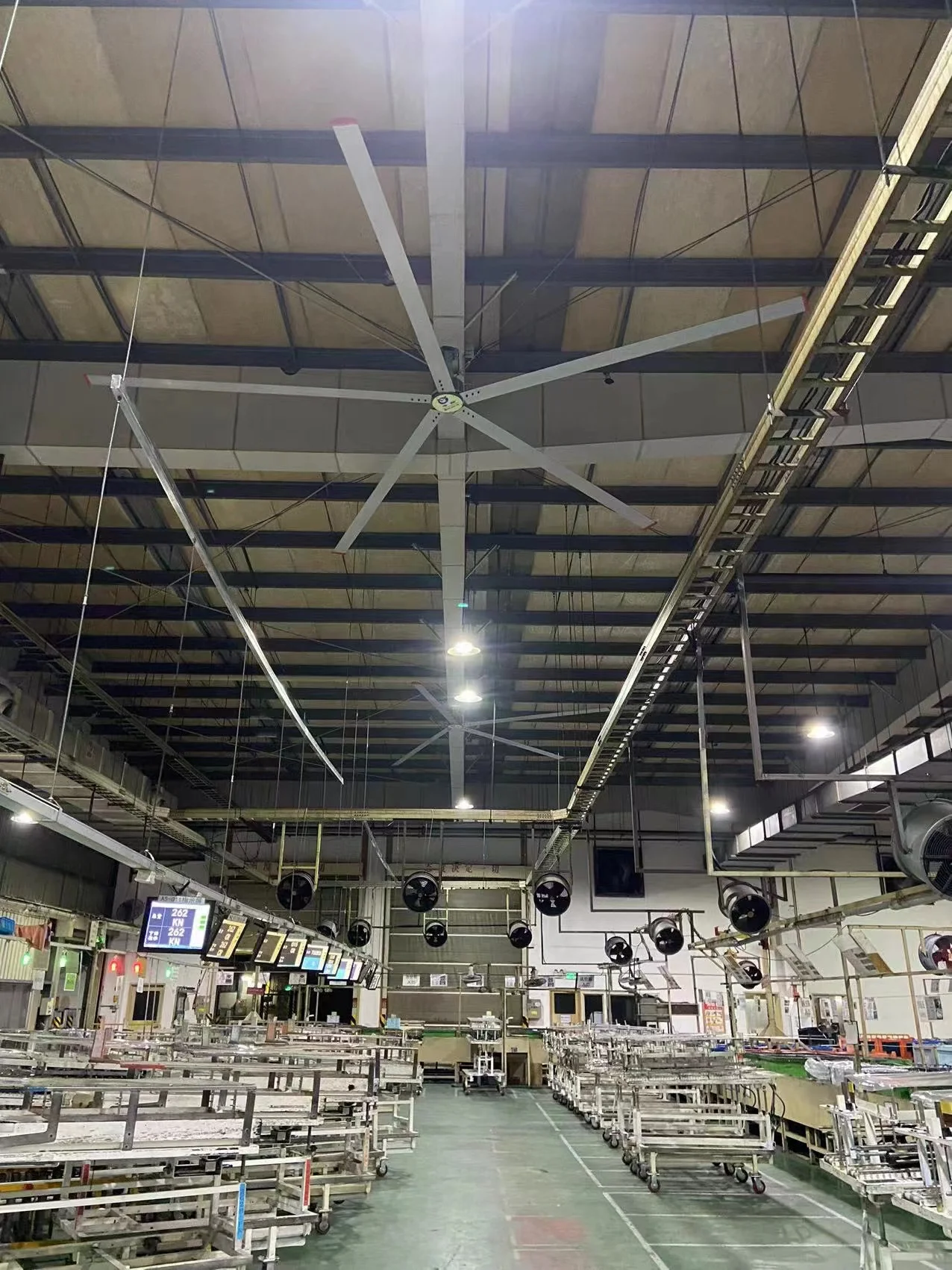 Высокое качество 22ft крупных коммерческих современный потолочный вентилятор охлаждения вентилятором огромный промышленные вентиляторы