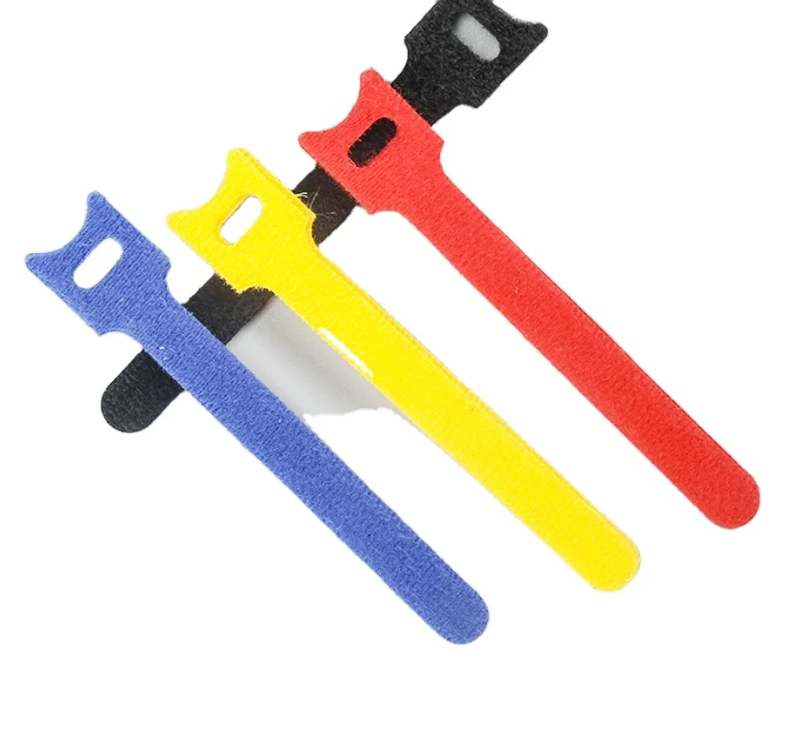 
 Цветные гибкие Автоматические двухсторонние многоразовые самозахватывающие ремни/Кабельная Стяжка с крючком  