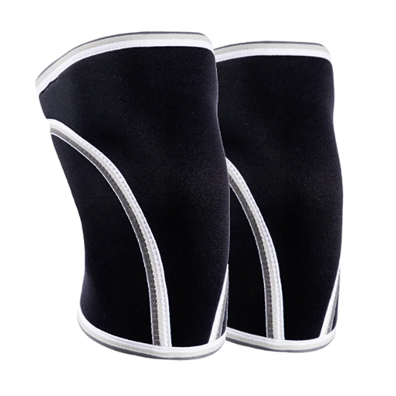 Knee Brace Weightlifting Squat Press Strength training neoprene fitness Knee Support 7mm  Thickened