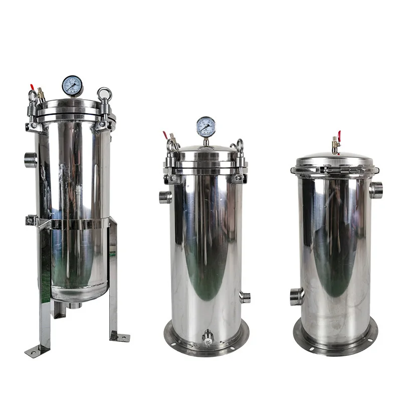 Liquid/oil/wine/beer/honey/syrup/paint Filtration Machine Stainless Steel 304 Multi Bag Filter Housing