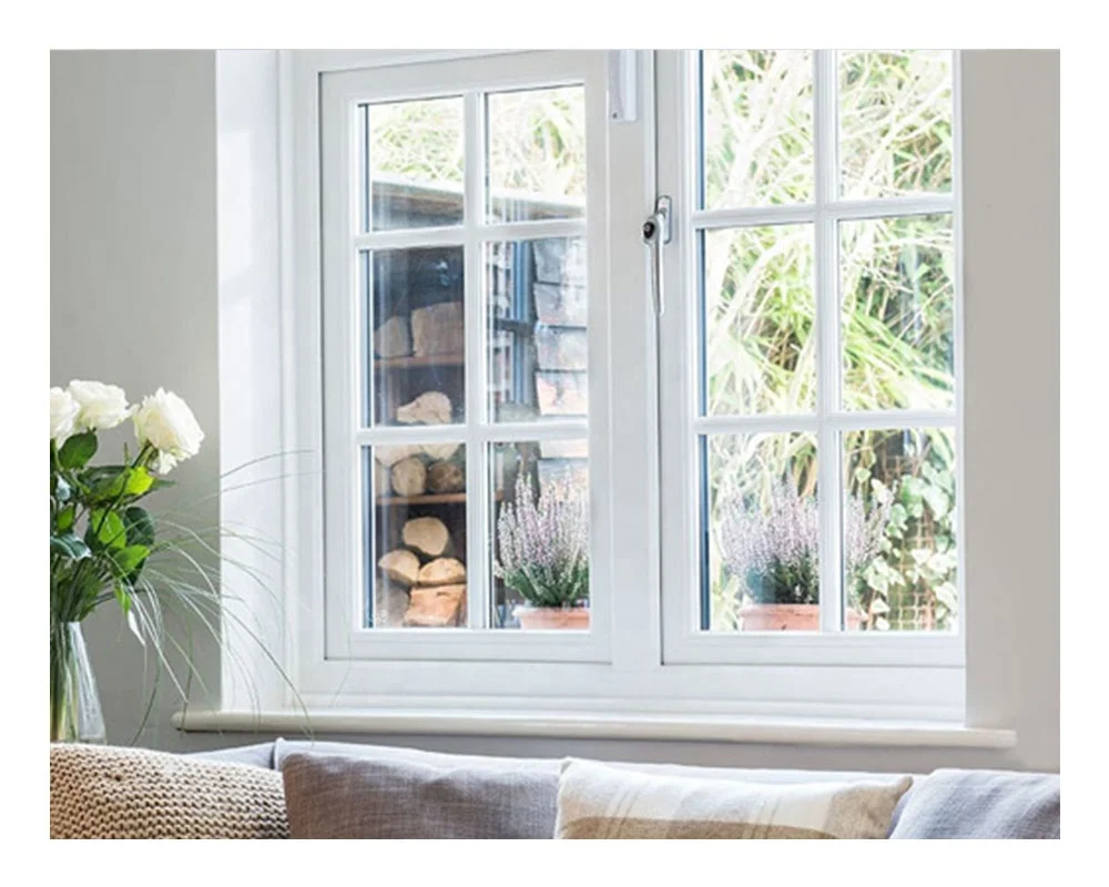 High Quality Wooden Window Custom Size and Designs for Residential Use Smooth Operation and High Durability