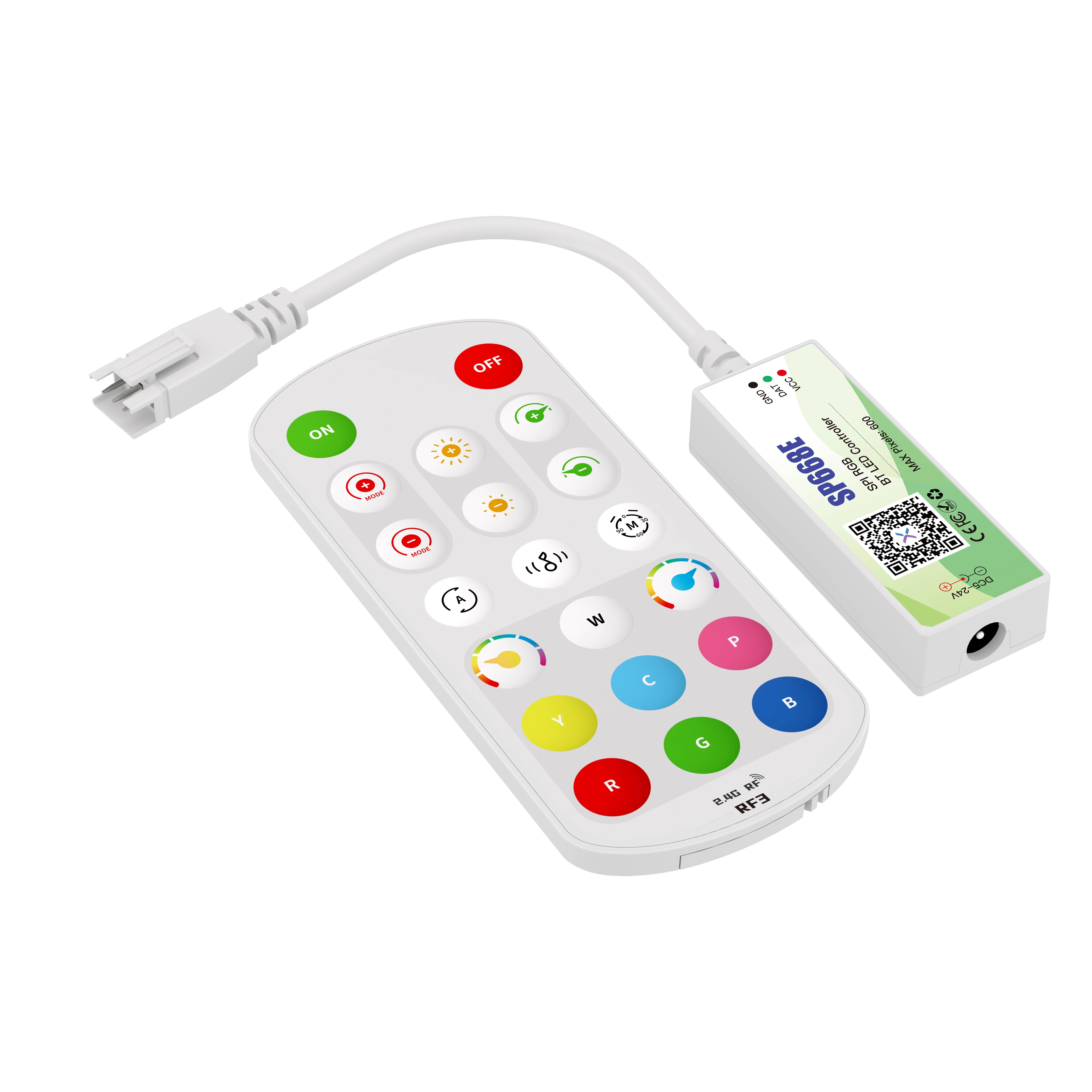 Addressable  digital BT App Controller pixel  DC5-24V LED Strip Light Controller 3 PIN SP668E for WS2812B WS2811