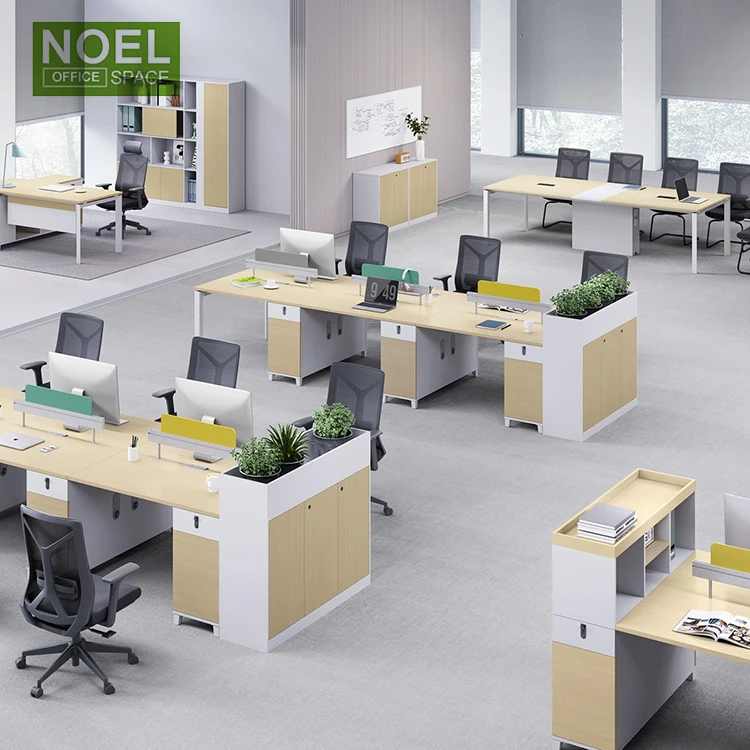 Modern Office Partition Desk Design 1 Person Workstation Office Furniture Open Space Desks Work Station