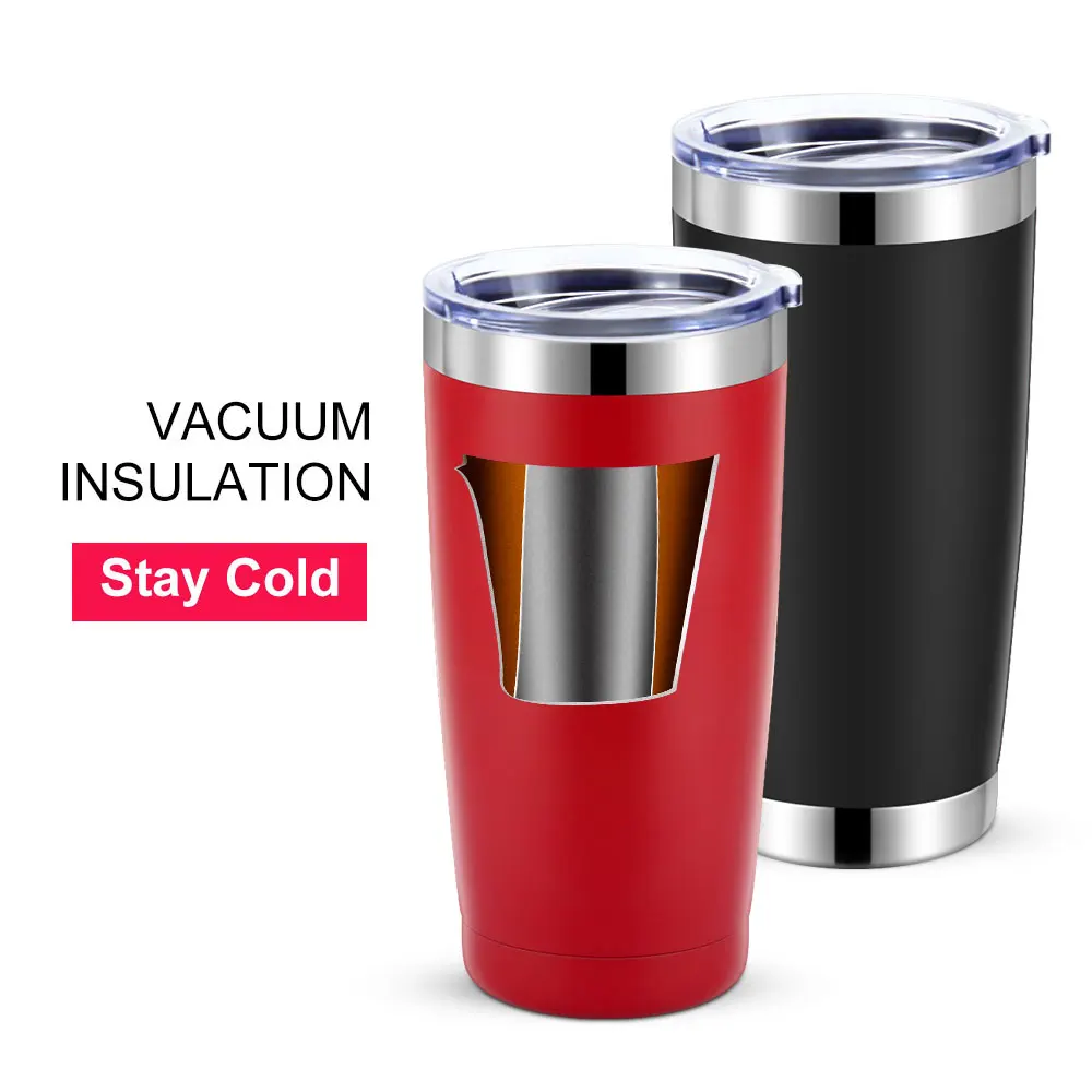 Wholesale 20oz Double Walled Stainless Steel yeticool Sublimation Vacuum Insulated Tumbler Cups
