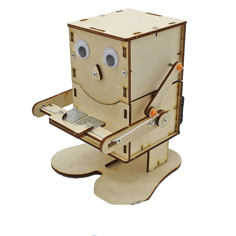 DIY Handmade learning materials Wood Robotic Building Kit Stem Electric Projects Engineering Set Diy Stem Science Toy for School