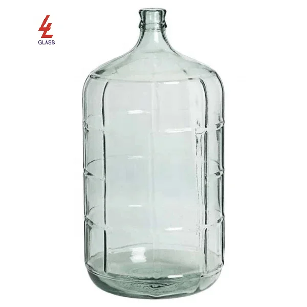 linlang shanghai high quality Soda-lime Glass carboy carrier 1 3 5 gallon glass carboy