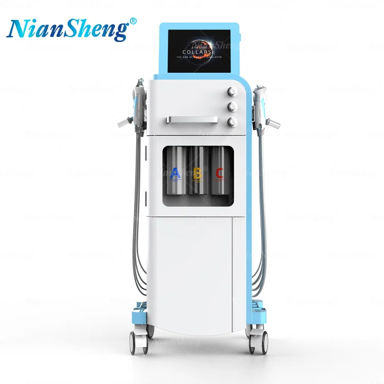 Newest 9 in 1 Hydra Microdermabrasion Facial Diamond Hydrodermabrasion Oxygen facial Machine