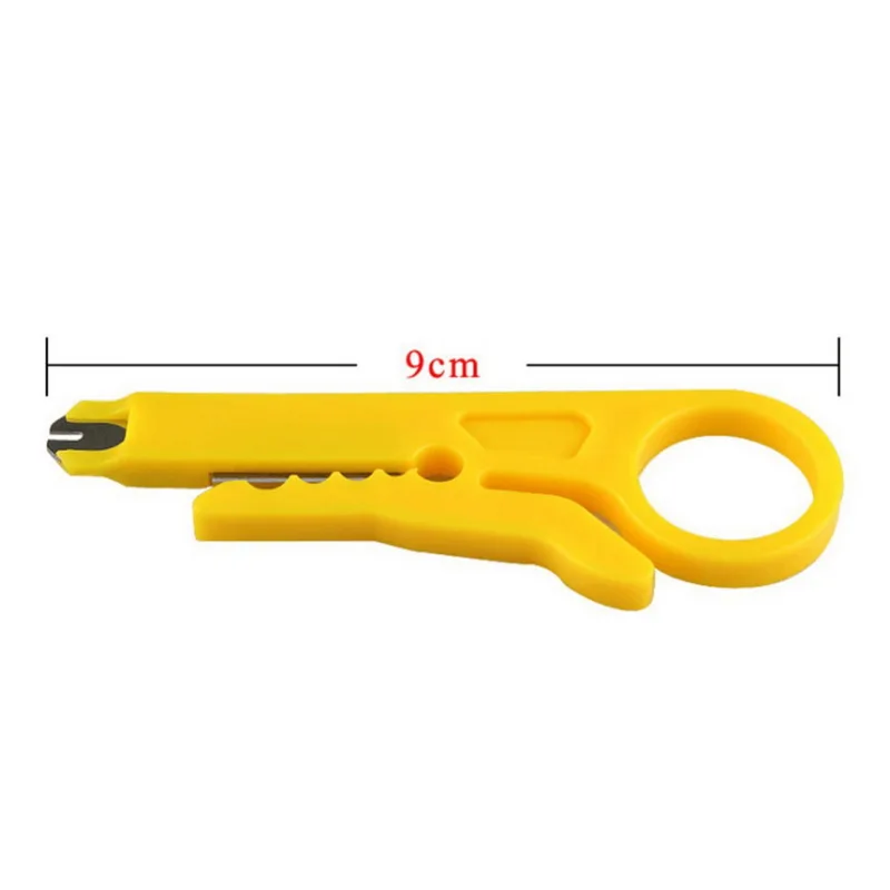 Hicen Professional Mini Wire Stripper Punch Down Cutter Stripping Tool Cut Line Pocket Multifunction Tool